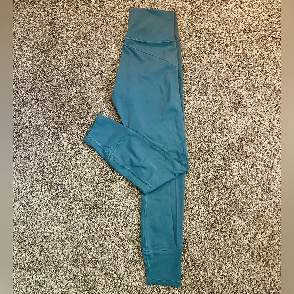 Lululemon Wonder Under 25” - Mystic Green - Size 6